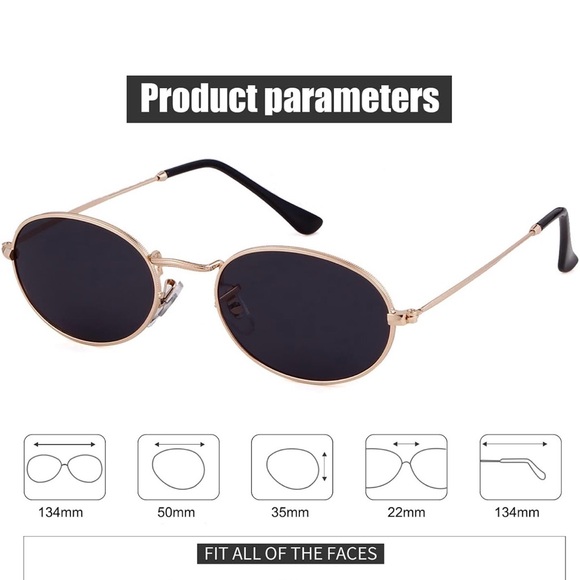 Gold and Black Sunglasses - Picture 7 of 7